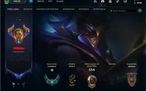 acc Lol Lvl 506, 146 skins e todos os campeões habilitados