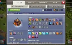 Conta Clash Of Clans Cv10