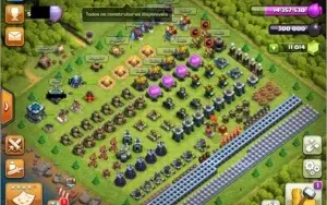 CLASH OF CLANS CV13 FULL + 11000 GEMAS