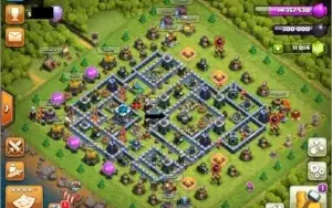 CLASH OF CLANS CV13 FULL + 11000 GEMAS