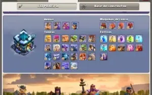 CLASH OF CLANS CV13 FULL + 11000 GEMAS