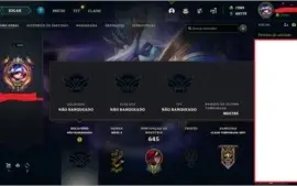 CONTA LEAGUE OF LEGENDS LVL 650/MESTRE S11 TODOS CHAMPIONS