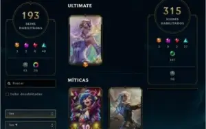 CONTA LEAGUE OF LEGENDS LVL 650/MESTRE S11 TODOS CHAMPIONS