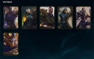 Conta LOL 1263 SKINS (SKINS RARAS) BLACK ALISTAR/CORKI OVNI