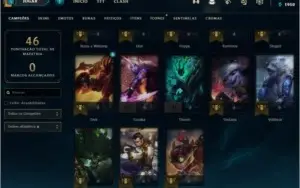 CONTA LEAGUE OF LEGENDS SMURF