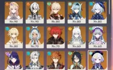 Conta Genshin 24 Personagens 5⭐ 9 Armas 5⭐