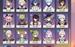 Conta Genshin 24 Personagens 5⭐ 9 Armas 5⭐