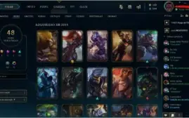 Conta lv 195/ novembro 17/ skins ult,mitic e vitoriosa