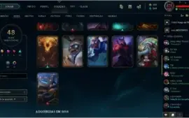 Conta lv 195/ novembro 17/ skins ult,mitic e vitoriosa