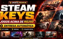 Steam Keys AAA Surpresa | Jogos Acima de R$250