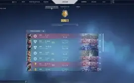 CONTA VALORANT OURO 3 COM VÁRIAS SKINS