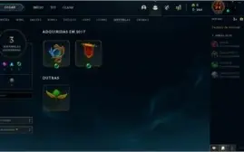 Conta lol lvl 19 / com 17 champs
