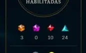 Conta Gold I Season 8, Platina II anteriores