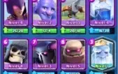 Clash royale arena 12, 14 lendárias  (9 nível 2) level 11