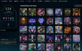 Conta League Of Legends + Valorant (1067 Skins)