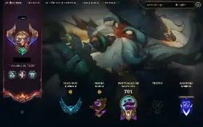 Conta League Of Legends + Valorant (1067 Skins)