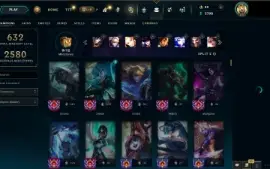 Conta LoL 1550 skins, incluindo pax TF e kayle juíza
