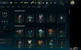 Conta LoL 1550 skins, incluindo pax TF e kayle juíza