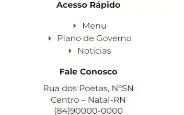 Site do Politico em Wordpress