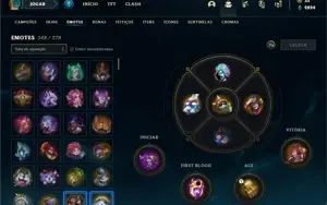 Conta prata 2 com TODOS os champs e  433 Skins + 2 Prestigio