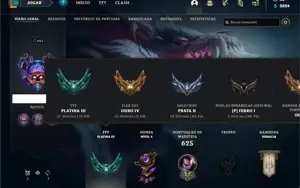 Conta prata 2 com TODOS os champs e  433 Skins + 2 Prestigio