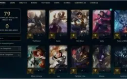 Conta Unranked lvl45