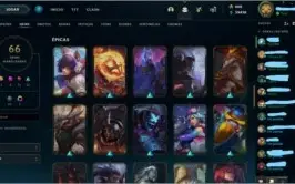VENDE-SE 2 CONTAS NO LOL, SENDO CONTA MAIN JHIN