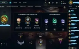VENDE-SE 2 CONTAS NO LOL, SENDO CONTA MAIN JHIN