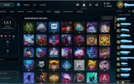 VENDE-SE 2 CONTAS NO LOL, SENDO CONTA MAIN JHIN