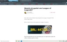 VENDE-SE 2 CONTAS NO LOL, SENDO CONTA MAIN JHIN