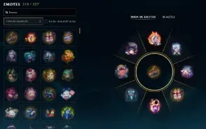Conta Esmeralda 611 Skins / Com Todos Os Campeões