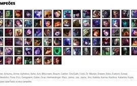 Conta Unranked com 82 Champs e 77 Skins