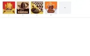 Pack Canva Páscoa Vol 2 - 10 Artes Editáveis