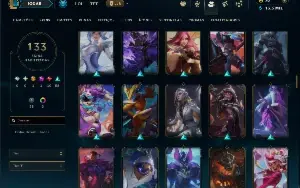 Ouro 2 com TODOS os champs e 133 Skins ( MONO JG )