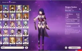 Conta AR57 - 8char(5*), 3armas(5*) + 10k de Gemas