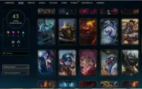 Conta LoL Gold 5 mmr bom ganhando entre 21 e 23pdl