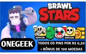 Todos Os Pins + 10 Gemas + Ícone De Perfil (Automático)
