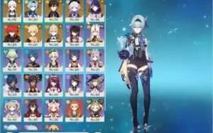 Eula, Zhongli, Raiden, Ayaka + T5