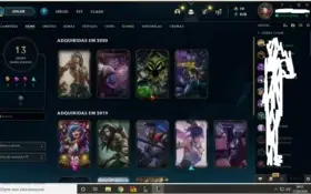 Conta League of legends lol GOLD +60 champ 13 skin