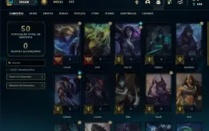 Conta diamante 2 com 28 Champs e 5 Skins ( 70 PDL )