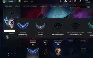 Conta diamante 2 com 28 Champs e 5 Skins ( 70 PDL )