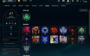 Conta diamante 2 com 28 Champs e 5 Skins ( 70 PDL )