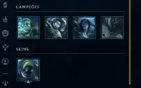 Conta League of Legends Full Acesso - 77 Champs e 45 Skins