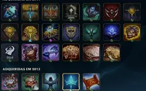 Conta League of Legends Full Acesso - 77 Champs e 45 Skins