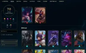 Conta Com Ward Rara Da Riot + Cho Gath Estrela Negra