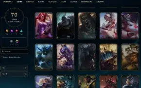 Conta Com Ward Rara Da Riot + Cho Gath Estrela Negra