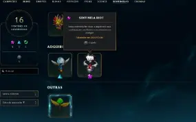 Conta Com Ward Rara Da Riot + Cho Gath Estrela Negra