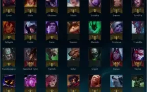 CONTA LOL LV 40 - 122 CHAMPS - 83 SKINS - PRATA V