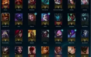 CONTA LOL LV 40 - 122 CHAMPS - 83 SKINS - PRATA V