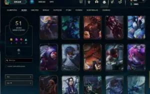 Ferro 2 com 135 Champs e 51 Skins
